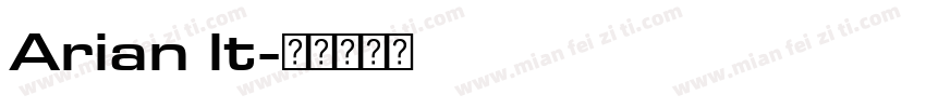 Arian lt字体转换
